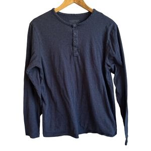 Patagonia Men’s Long Sleeve Blue Shirt Organic Cotton Size Medium